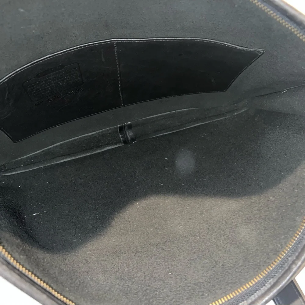 Coach vintage embassy briefcase black leather 5283